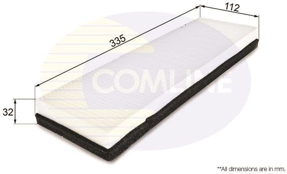 Filter, cabin air EKF242