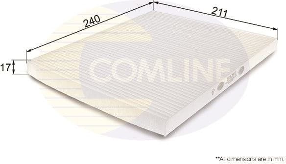 Filter, cabin air EKF292