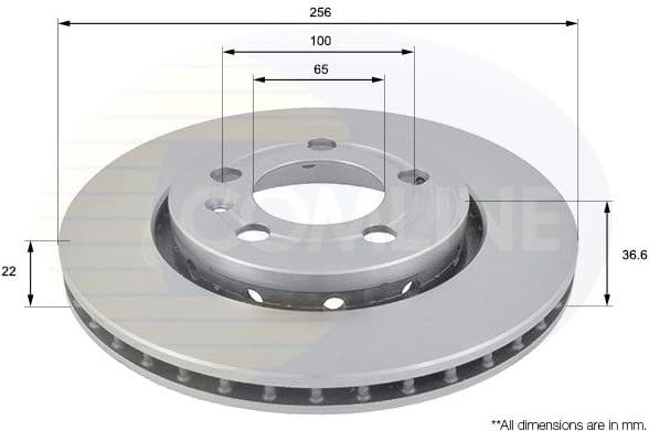Brake Disc COATED ADC1447V