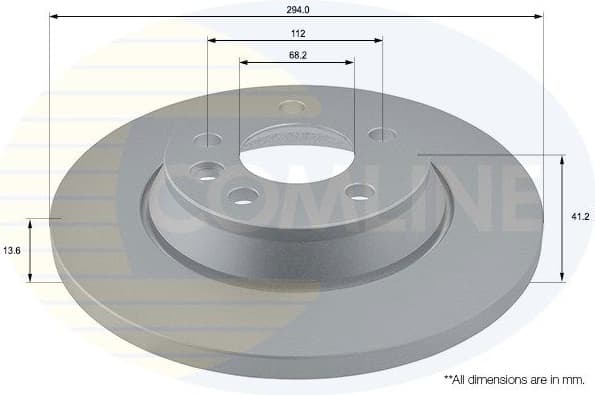 Brake Disc COATED ADC1440