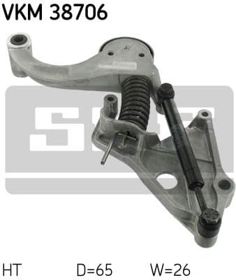 Belt Tensioner, V-ribbed belt VKM38706