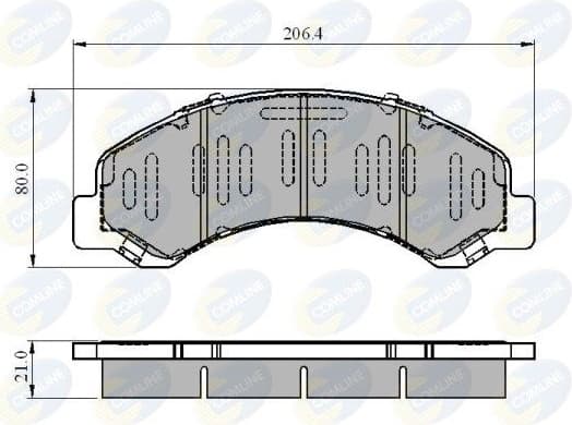 Brake Pad Set, disc brake CBP3919
