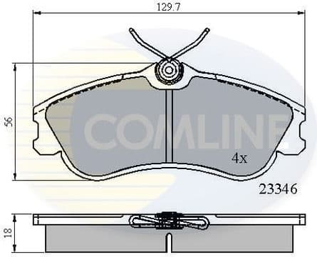 Brake Pad Set, disc brake CBP0892
