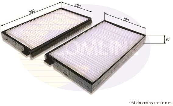 Filter, cabin air EKF3582