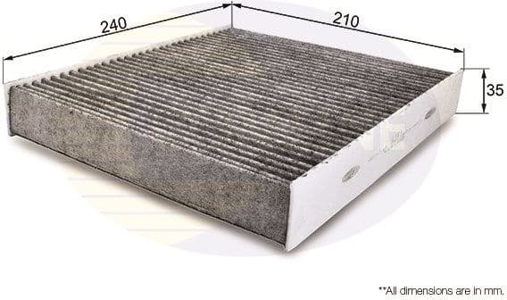 Filter, cabin air EKF161A