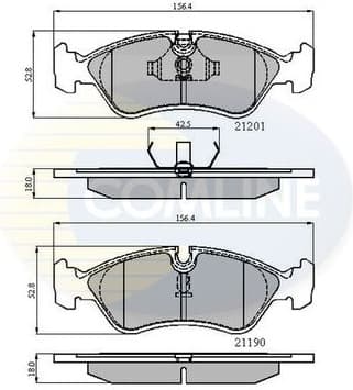 Brake Pad Set, disc brake CBP0150