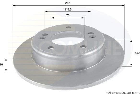 Brake Disc COATED ADC2415