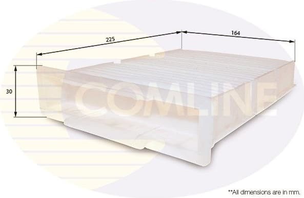 Filter, cabin air EKF199