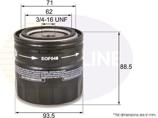 Oil Filter EOF046