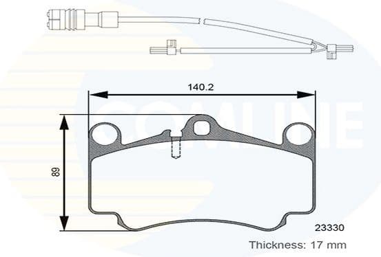 Brake Pad Set, disc brake CBP26132
