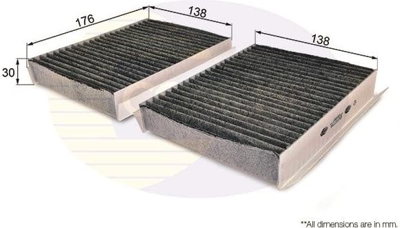Filter, cabin air EKF177A