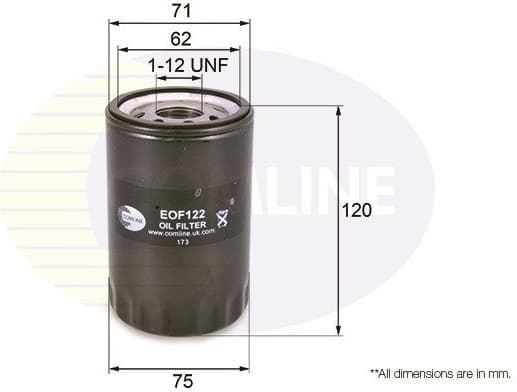 Oil Filter EOF122