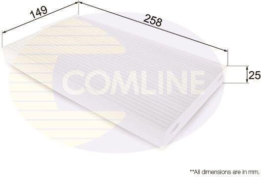 Filter, cabin air EKF344