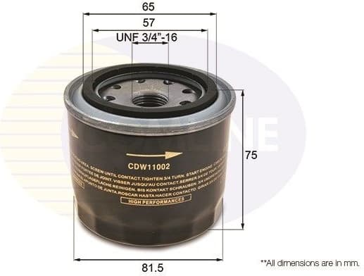 Oil Filter CDW11002