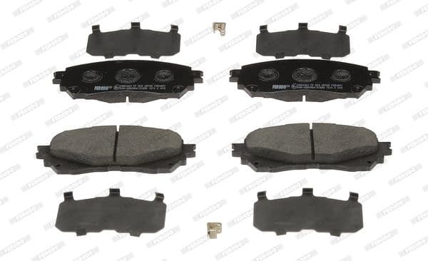 Brake pads front, Top Quality FDB4891