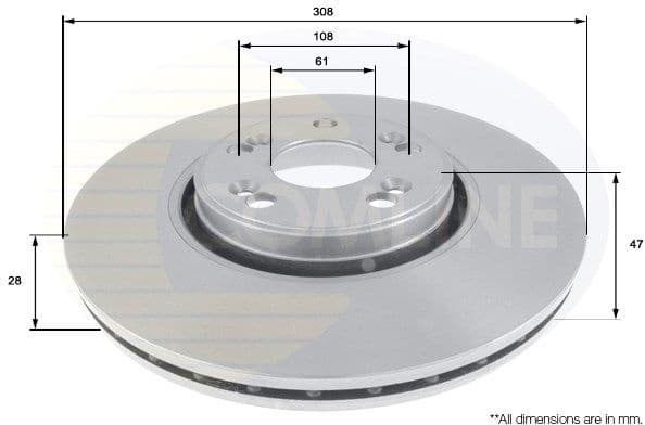 Brake Disc COATED ADC1576V