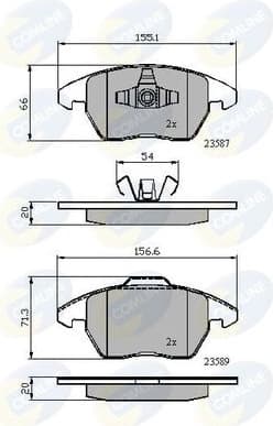 Brake Pad Set, disc brake CBP01224