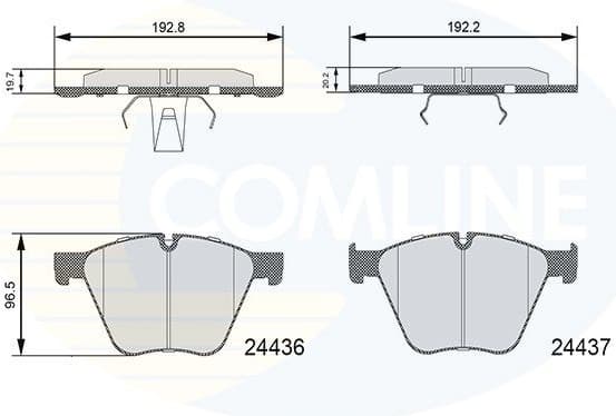Brake Pad Set, disc brake CBP06111