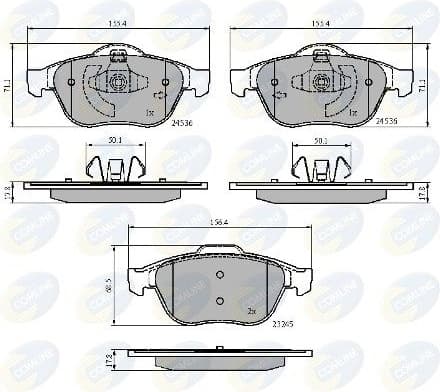 Brake Pad Set, disc brake CBP02019