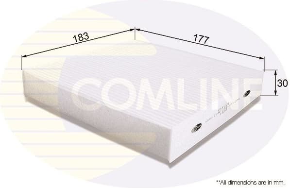 Filter, cabin air EKF225