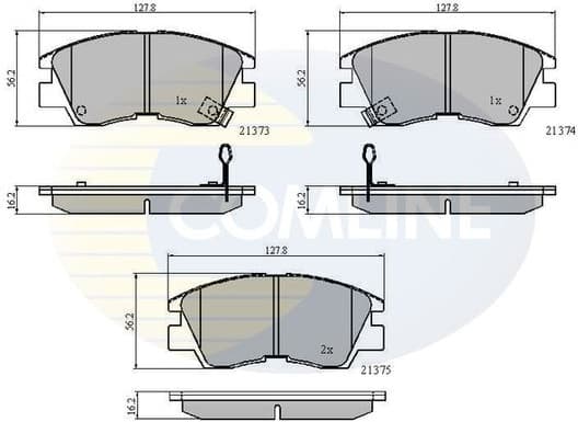 Brake Pad Set, disc brake CBP3295