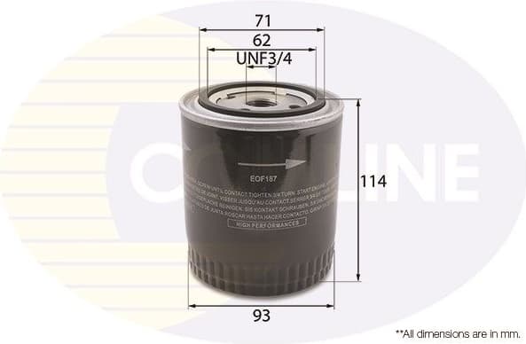 Oil Filter EOF187