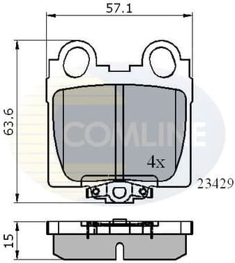 Brake Pad Set, disc brake CBP3836