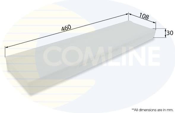 Filter, cabin air EKF252