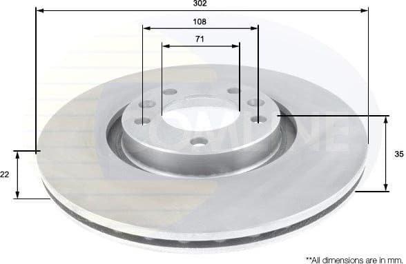 Brake Disc ADC1591V