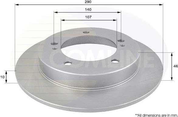 Brake Disc COATED ADC0902