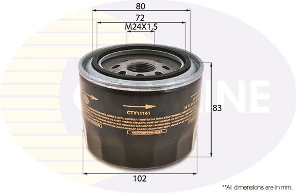 Oil Filter CTY11141