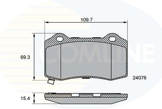 Brake Pad Set, disc brake CBP36065