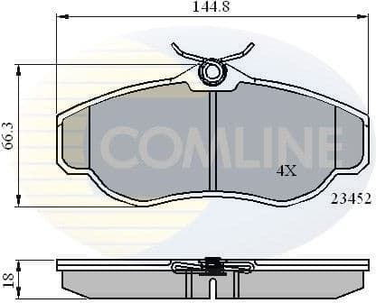 Brake Pad Set, disc brake CBP0162