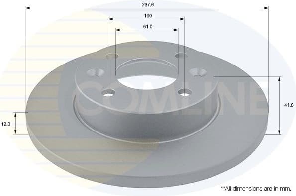 Brake Disc COATED ADC1503