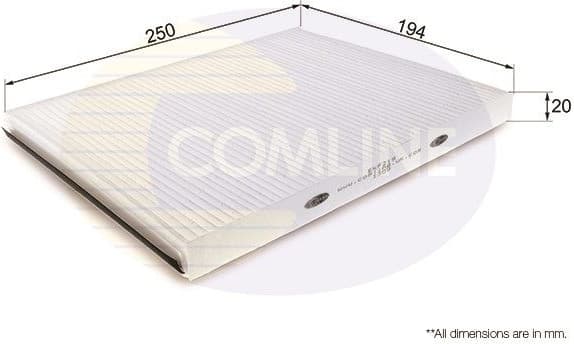 Filter, cabin air EKF219