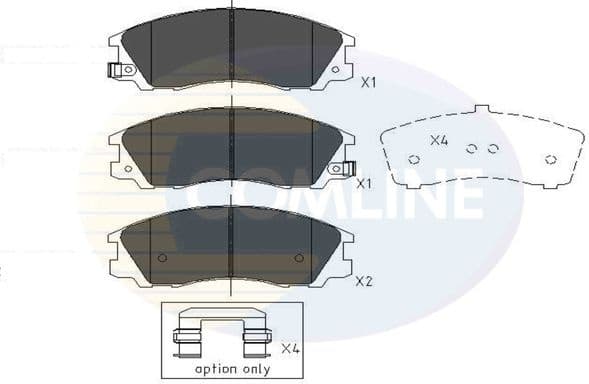 Brake Pad Set, disc brake CBP31291