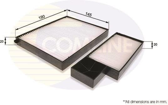 Filter, cabin air EKF313
