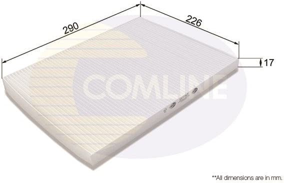Filter, cabin air EKF143