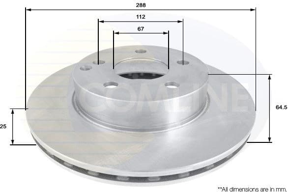 Brake Disc COATED ADC1656V