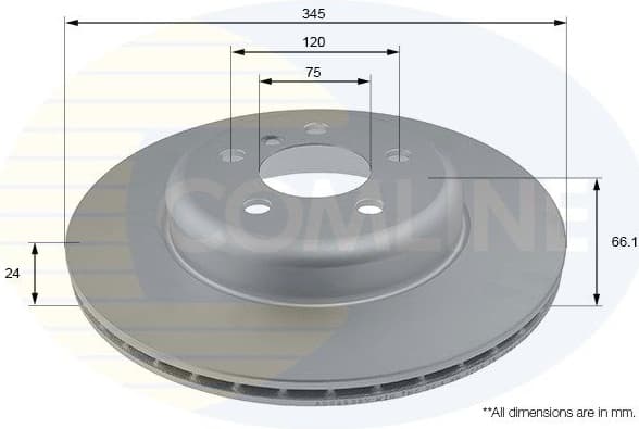 Brake Disc COATED ADC2838V