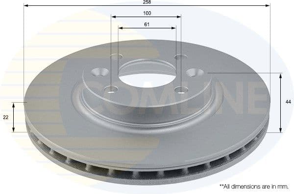 Brake Disc COATED ADC2719V