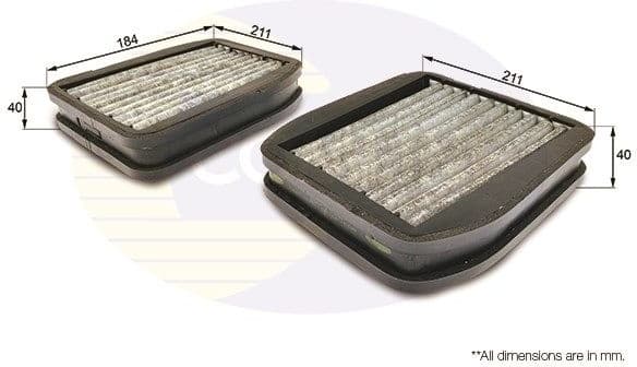 Filter, cabin air EKF135A