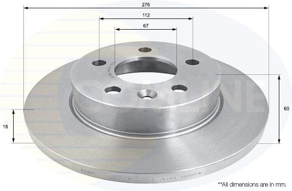 Brake Disc ADC1668