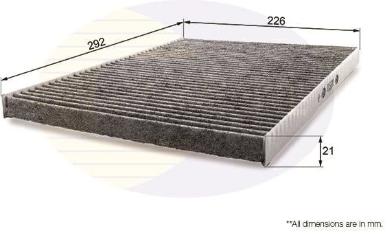Filter, cabin air EKF238A