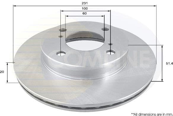 Brake Disc COATED ADC0276V