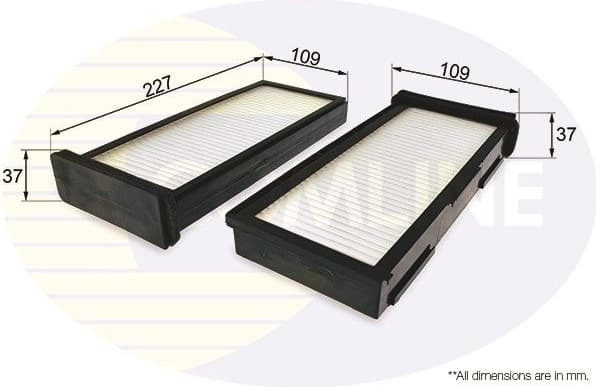 Filter, cabin air EKF195