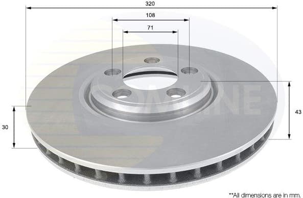 Brake Disc ADC1254V