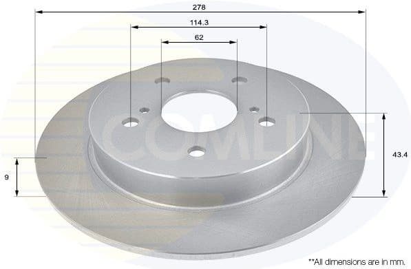 Brake Disc COATED ADC0929