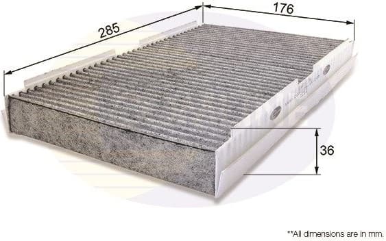 Filter, cabin air EKF117A