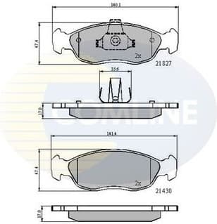Brake Pad Set, disc brake CBP0570